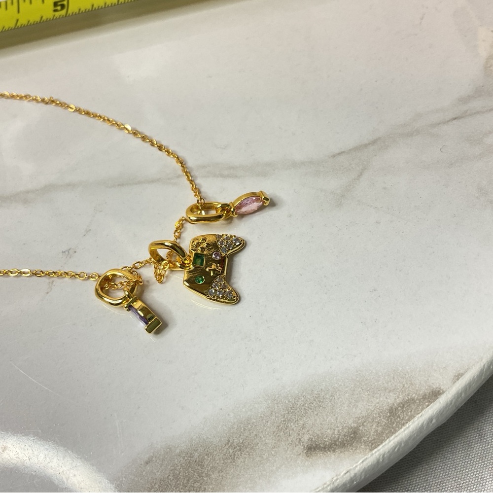 🌟 14K Gold Plated Game Controller Pendant Necklace - Picture 6 of 10